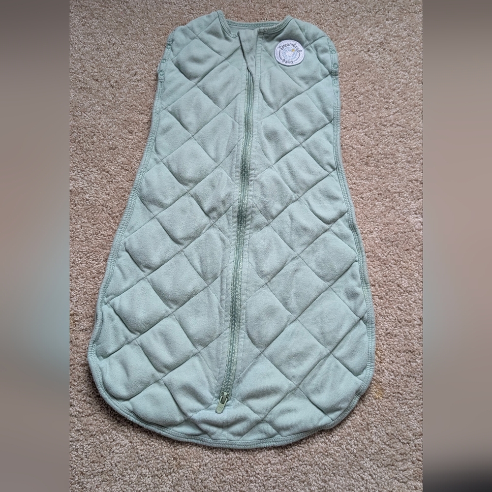 Quilted Kids Pajamas Sleep Sack - Light Green